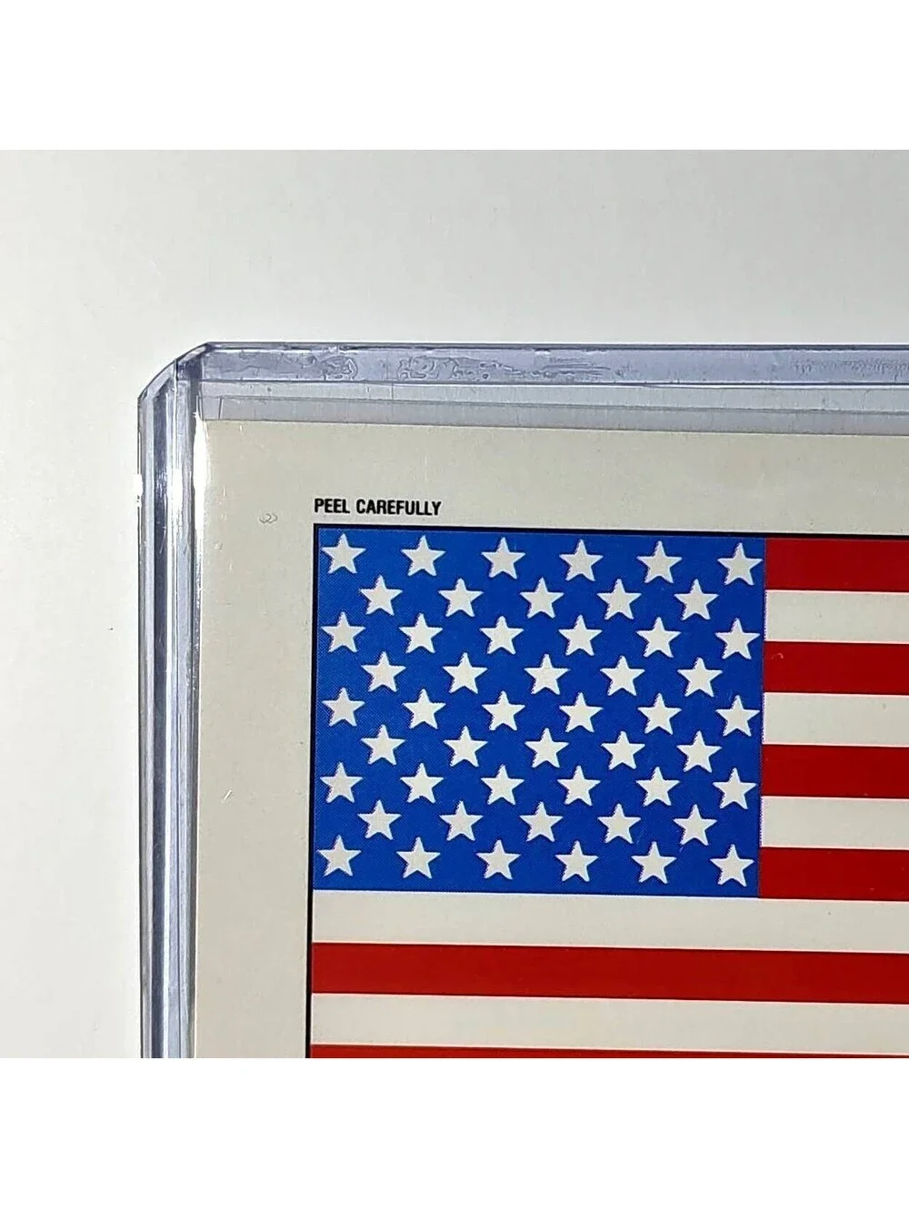 USA Flag 1991 Topps Desert Storm #23 Sticker Card